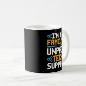 Grappige software engineer in mijn familie onbetaa koffiemok (Voorkant rechts)
