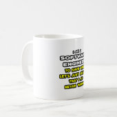 Grappige Software Engineer T-shirts en geschenken Koffiemok (Voorkant links)