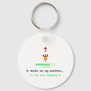 Grappige Software Engineer Versie Het Sleutelhanger