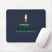 Grappige Software Engineer Versie Verzend Muismat (Met muis)