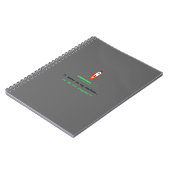 Grappige Software Engineer Versie Verzend  Notitieboek (Linkerzijde)