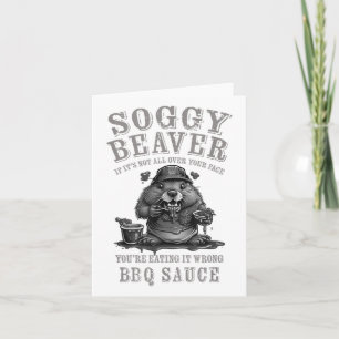 Grappige Soggy Beaver BBQ als het niet helemaal ov Kaart