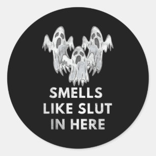 Grappige Soky Halloween Offensieve Volwassenen Hum Ronde Sticker