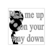 Grappige Song Titels of Songtekst Klassieke Muziek Rubberstempel (Afrduk)