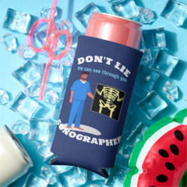 Grappige Sonograaf Custom Radiology Specialty Seltzer Blikjeskoeler