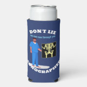 Grappige Sonograaf Custom Radiology Specialty Seltzer Blikjeskoeler (Seltzer Voorkant)