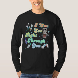 Grappige Sonograaf Sonografie Technicus Ultrasound T-shirt