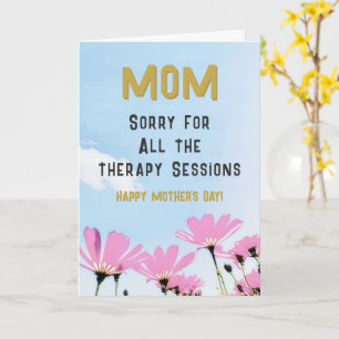 Grappige Sorry Therapie Sessies Humor Moederdag Kaart