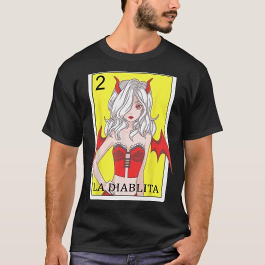 Grappige Spaans-Mexicaanse Bingo Geschenken - La D T-shirt (Voorkant)