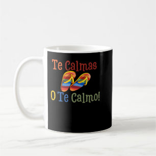 Grappige Spaanse Latina Mom Slippers de Calmas van Koffiemok