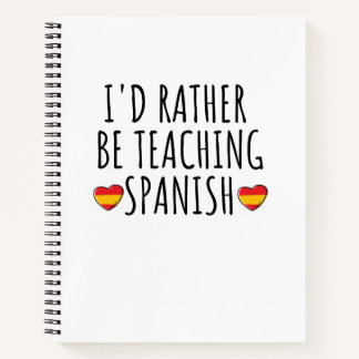 grappige Spaanse taal leren of spreken leren Notitieboek