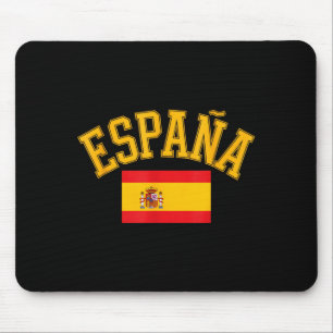 Grappige Spaanse vlag tekst españa land liefde Gra Muismat