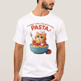 Grappige Spaghettikat T-shirt