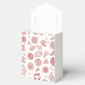 Grappige speciale bezorging pizza baby shower bedankdoosjes (Geopend)