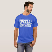 Grappige speciale onderwijszegging leraar trots t-shirt (Voorkant volledig)