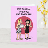 Grappige speciale verjaardagswens kaart (Gele Bloem)