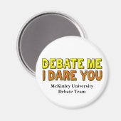 Grappige Speech en Debat Team Custom School Magneet (Voorkant / Achterkant)