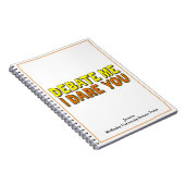 Grappige Speech en Debat Team Custom School Notitieboek (Rechterzijde)