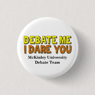Grappige Speech en Debat Team Custom School Ronde Button 3,2 Cm