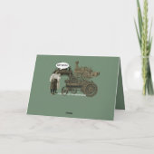 GRAPPIGE SPEECH STOOMMOTOR TRACTIE BOERDERIJ TRACT KAART (Achterkant)