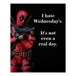 Grappige Speelgoed-fotografie Anti-Hero Perfect Poster