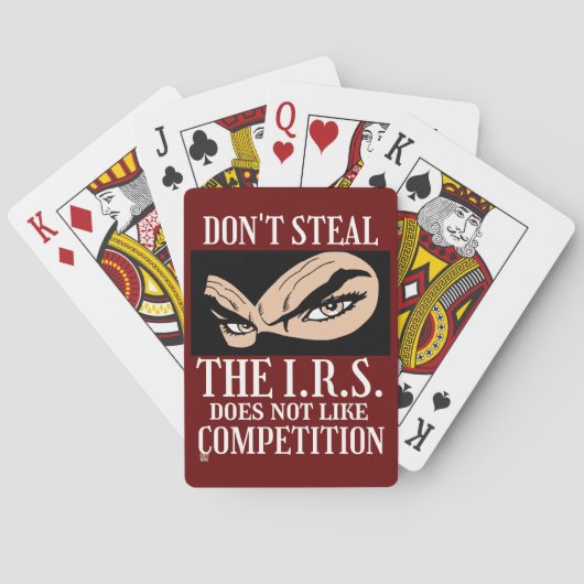 grappige speelkaarten "DON'T STEAL... 2" (Achterkant)