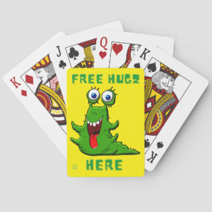 grappige speelkaarten "GRATIS KNUFFELS..."