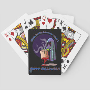 grappige speelkaarten "HAPPY HALLOWEEN 2"
