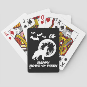 grappige speelkaarten "HAPPY HOWL-O-WEEN 2"