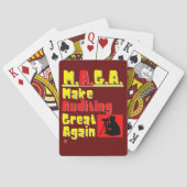 grappige speelkaarten "M.A.G.A." (Achterkant)