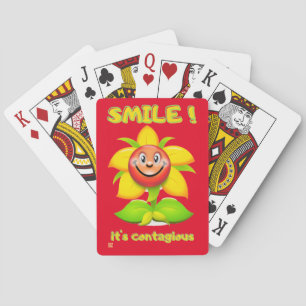 grappige speelkaarten "SMILE"