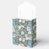 Grappige speelse katten bedankdoosjes (Geopend)