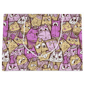 Grappige speelse katten groot cadeauzakje (Voorkant)