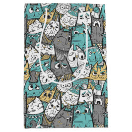 Grappige speelse katten medium cadeauzakje