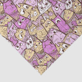 Grappige speelse katten tissuepapier (Detail)