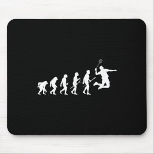 Grappige Speler Evolutie Theorie Badminton Muismat