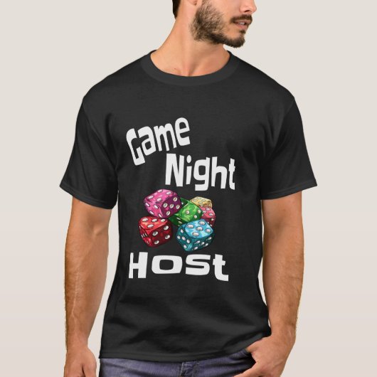 Grappige Spelletjesavond Host Winnaar Sarcastisch T-shirt (Voorkant)