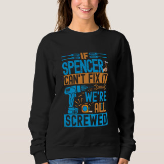 Grappige Spencer. Als Spencer het niet kan oplosse Trui