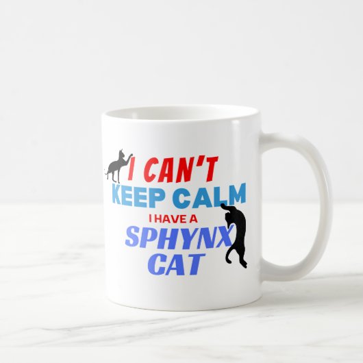 Grappige Sphynx Kat Mok (Rechts)