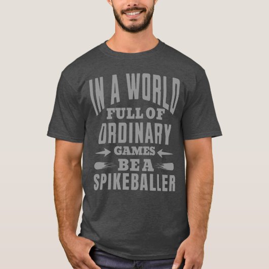 Grappige Spikeball Speler Quote T-shirt (Voorkant)