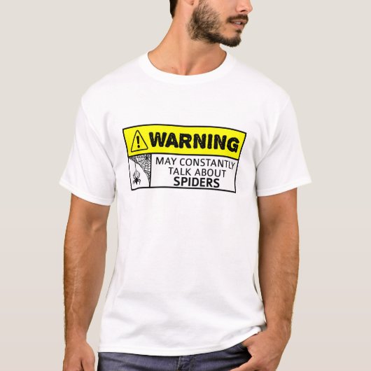 Grappige spinnenliefhebber t-shirt (Voorkant)