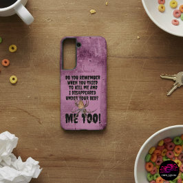 Grappige Spinnenwraak Halloween Samsung Galaxy Hoesje
