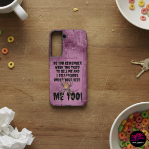 Grappige Spinnenwraak Halloween Samsung Galaxy Hoesje
