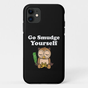 Grappige Spirituele Ga Jezelf Ontsmetten Uil Medit Case-Mate iPhone Case