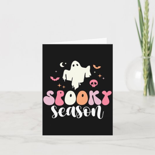 Grappige Spoken Halloween Kostuums voor het enge s Kaart (Voorkant)