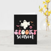 Grappige Spoken Halloween Kostuums voor het enge s Kaart (Gele Bloem)