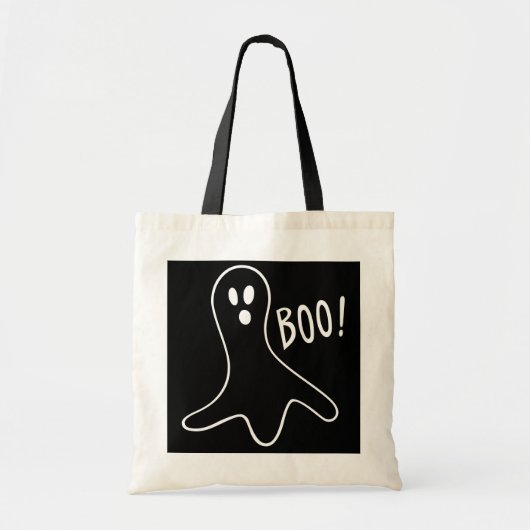 grappige spoken roepen boo! trick or treat tote bag (Voorkant)