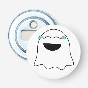 Grappige spook-emoji! button flesopener