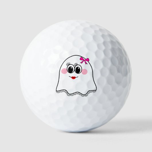 Grappige spook-emoji! golfballen (Voorkant)