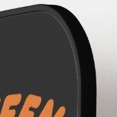 Grappige Spook Halloween Pickleball Sport Paddle (Links Detail)